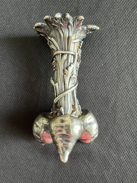 Christofle Three Carrots Bud Vase