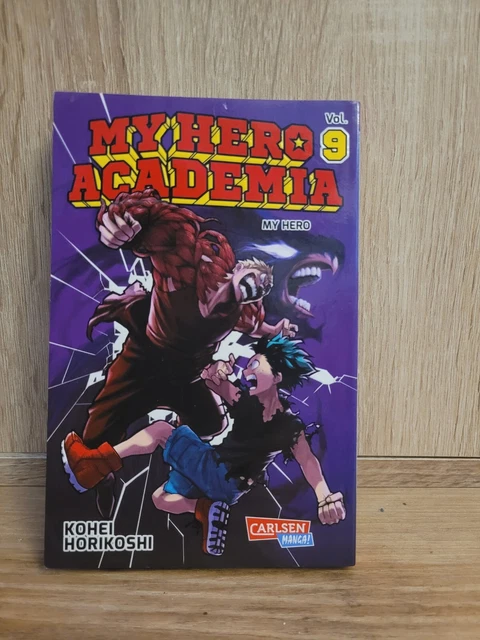 My Hero Academia Manga Band 9 1.Auflage  mit "Glow in the Dark"-Effekt