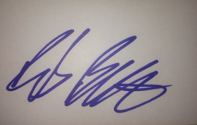Rob Beckett Signed White Card Tv Autograph Comedian Presenter