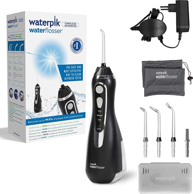 Waterpik Cordless Advanced Waterflosser kabellose Mdusche 4 Aufsätzen Oral 1