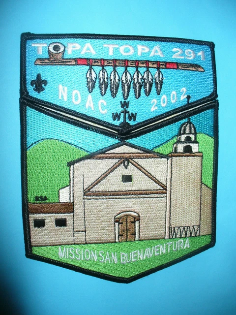 OA Topa Topa 291,2002 NOAC Two Part Set Calumet & Mission,Ventura, California,CA