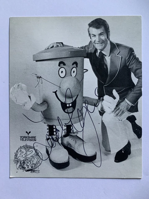 Ted Rogers Comedian & TV Presenter (3 2 1) Vintage Uncertified Signed Photo Card