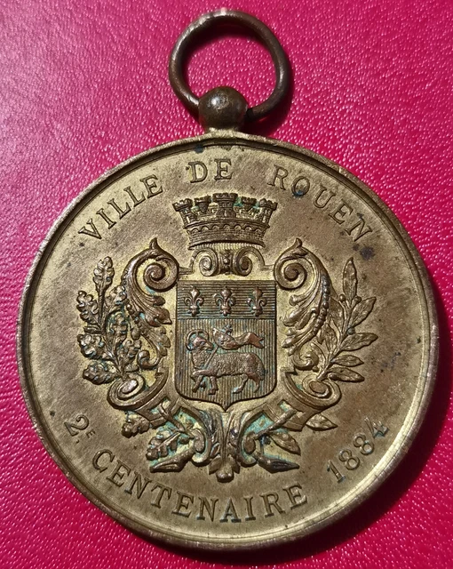 MEDAILLE BRONZE DE Corneille Galerie Metallique Des Grands Hommes