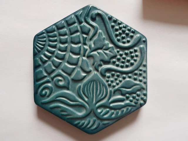 Escofet Hydraulic Mosaic Tile Gaudí IN Miniature by Okho Ceramics Blue/Green□