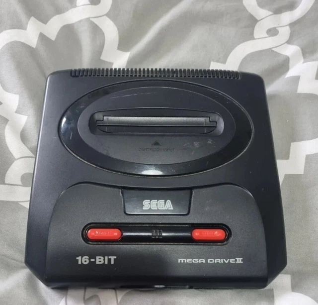 Sega Mega Drive II Console - Black Comes With Offical Controller, Wires. Tested
