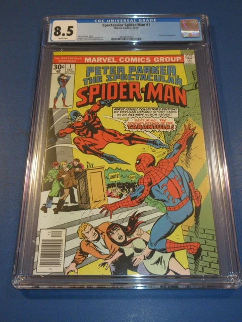Spectacular Spider-man #1 Bronze age 1st Issue Tarantula CGC 8.5 VF+ Beauty Wow
