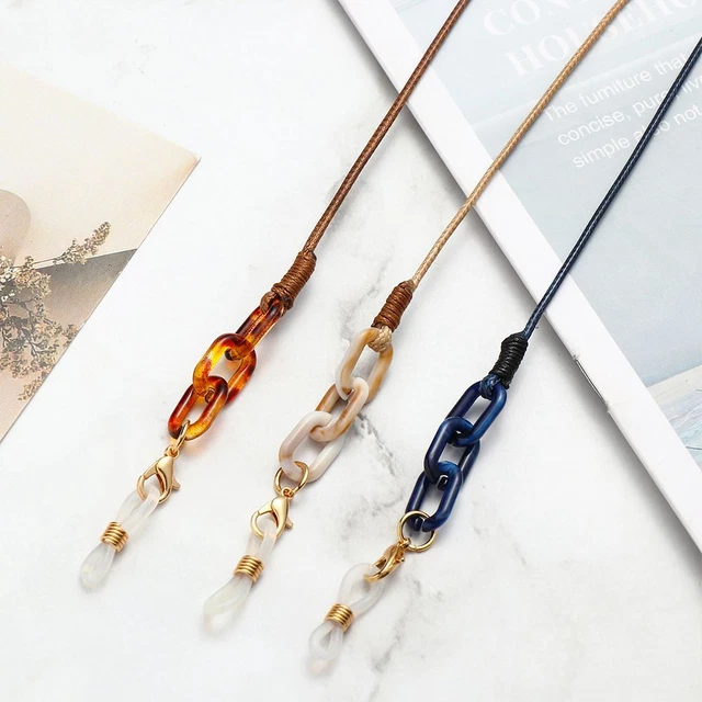 di catene di vetro catene di occhiali occhiali occhiali da sole cordini bende per occhi strap