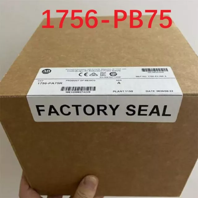 New Factory Sealed AB 1756-PB75 / A ControlLogix 24V DC Power Supply 1756PB75