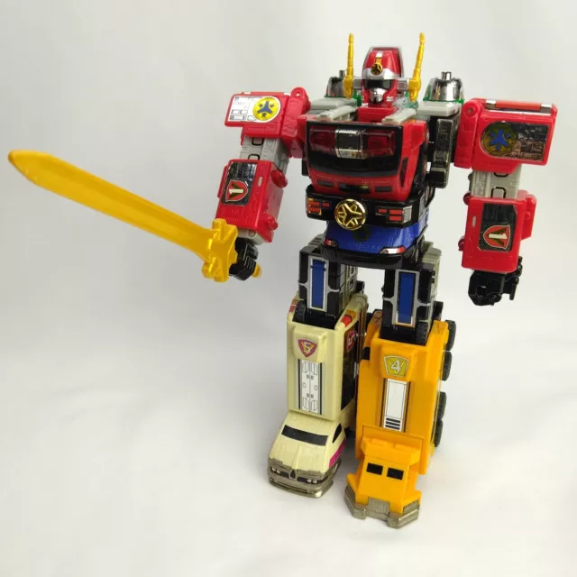 BANDAI Power Rangers Lightspeed Rescue GoGoFive DX Victory Robo Megazord