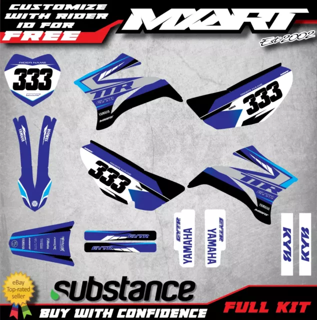 Yamaha TTR 125 / 2008 - 2020 sticker kit TORNADO style decals Fully Custom