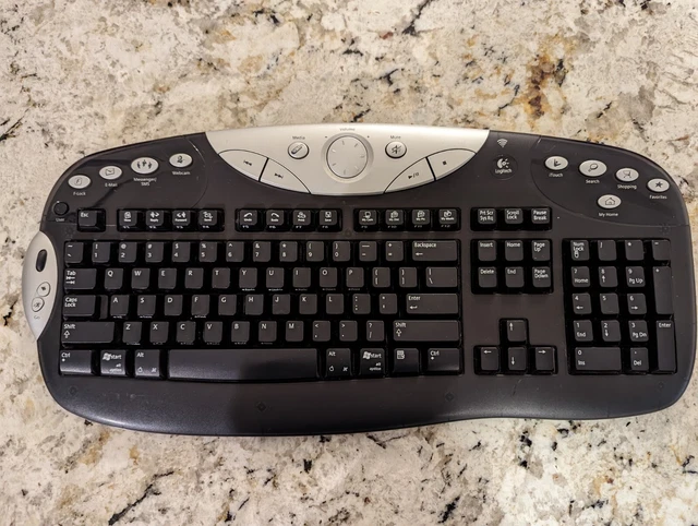 Logitech Wireless Keyboard Y-RJ20 - No mouse or receiver - VERIFIED FUNCTIONING