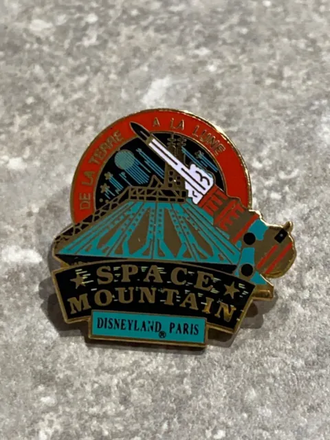 Disney Dlp Space Mountain Attraction Pin Badge Disneyland Paris