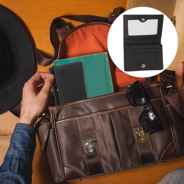 Portafoglio Uomo In Vera Pelle Nappa Marrone Con Blocco RFID - Bifold Minimalista Sottile, Regalo In Scatola - 2