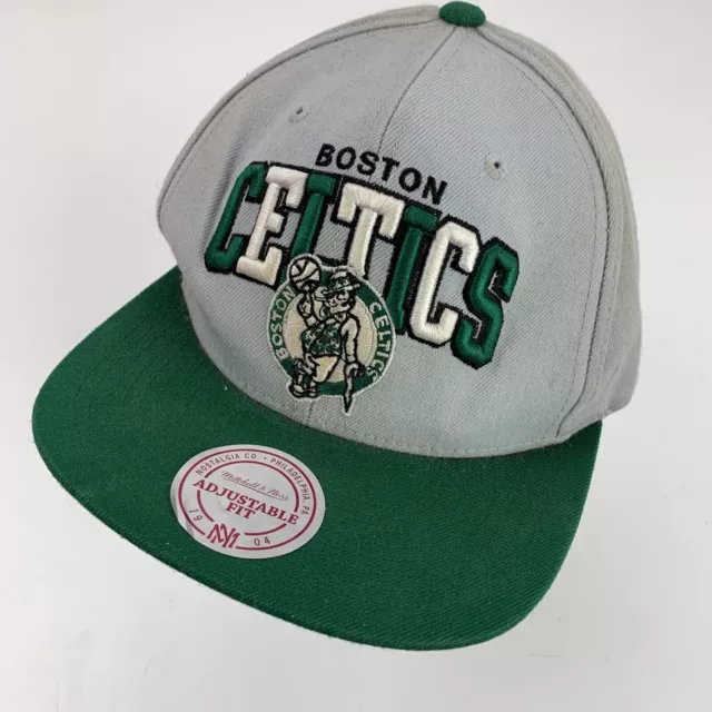 Boston Celtics Pallacanestro Ball Berretto Cappello Baseball Mitchell & Ness