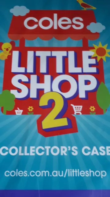 Coles Original  Little Shop 2 Collector's Case - Brand New Sealed In Condition