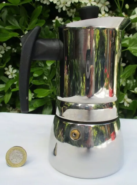 Grunwerg Ltd. Café Ole style italien acier inoxydable 4 x tasse machine à expresso 2
