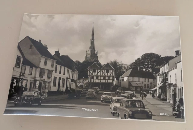 Thaxted Essex real aerofilm photo Postcard