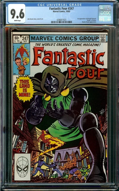 Fantastic Four #247 CGC 9.6 White Pages - 1st Kristoff Vernard (Dr. Doom's Son)