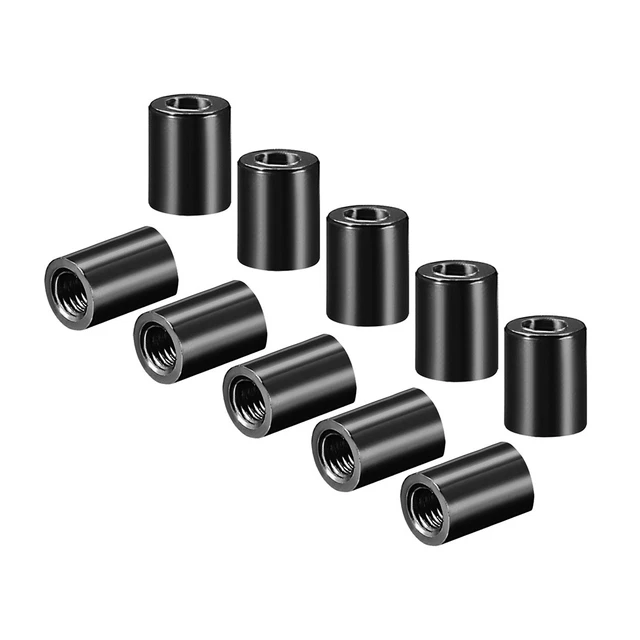 20 Entretoises Support Colonne Plastique Uxcell - 12x9mm, Non Filetées - Isolation Tube