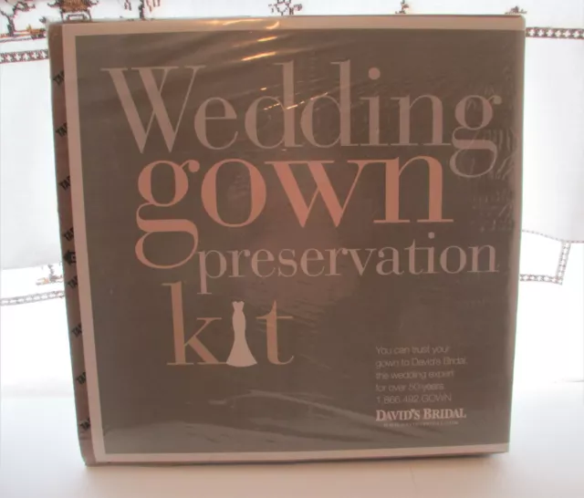 Wedding Gown Preservation Kit DAVID'S BRIDAL New SEALED | $189 MSRP!