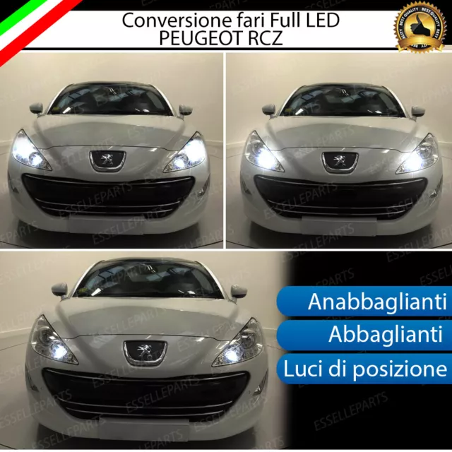 Conversione Fari Full Led Peugeot Rcz 14400 Lumen Led Canbus Bianco