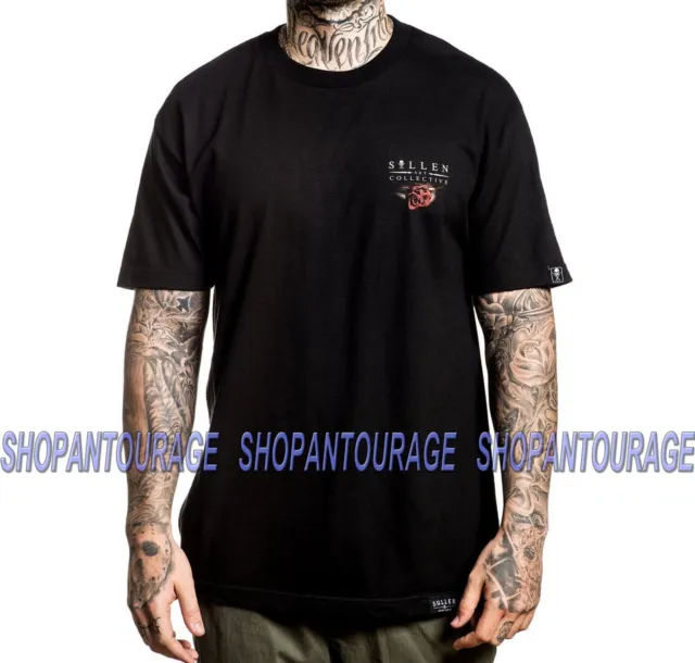 Sullen Soliloquy SCM1636 Nuovo Grafico Tattoo Skull Moda Artista T-Shirt da Uomo 2