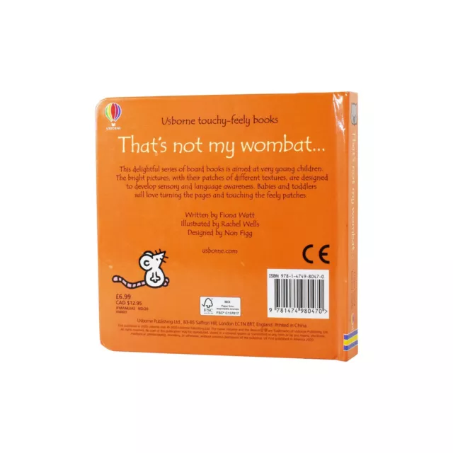 Thats Not My Wombat Touchy Feely Board Book By Fiona Watt & Rachel Wells 3