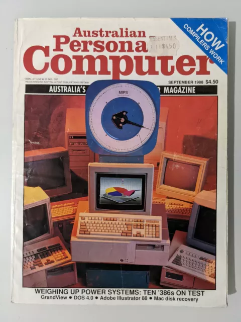 Australian Personal Computer APC Magazine - September 1988 retro pc mag