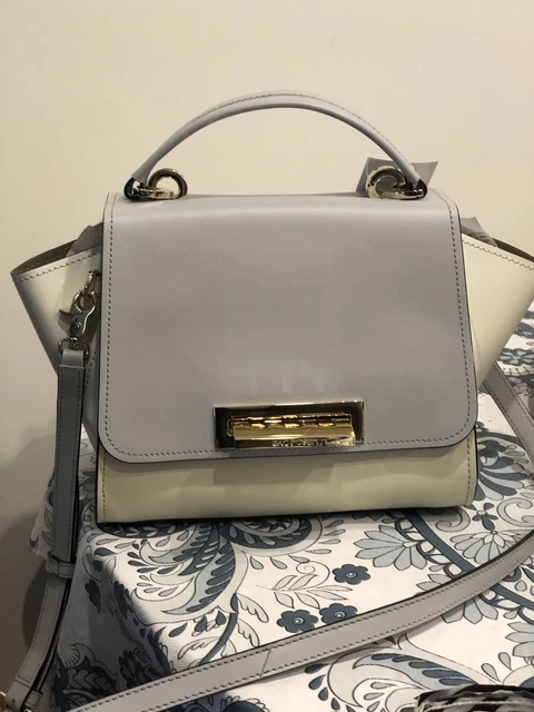 Zac Zac Posen Eartha Top Handle Colorblocked Leather Shoulder Bag Women's