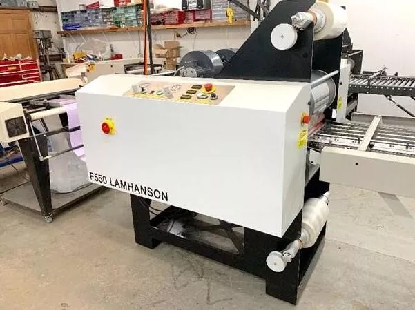 LAMHANSON S550 20" high speed Laminator
