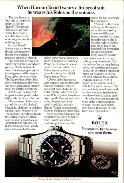 Rolex explorer advertisement clearance