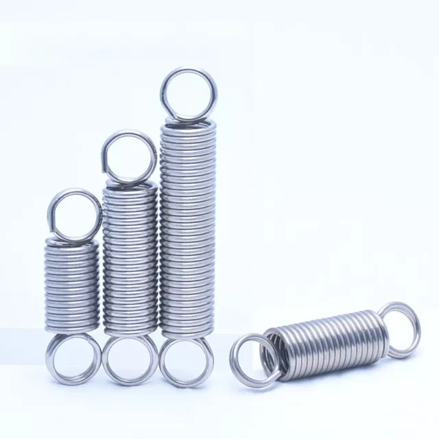 Expansion Tension Extension Spring 0.7mm Wire Dia 7/8mm OD 304 Stainless Steel
