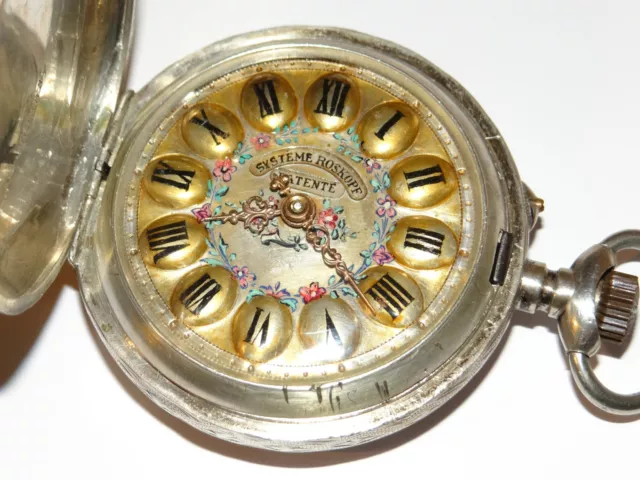 Syteme Roskopf,Chronometre MI,Patente,Lion,Löwe,Savonette,Pocket Watch,TU,RaRe! 2