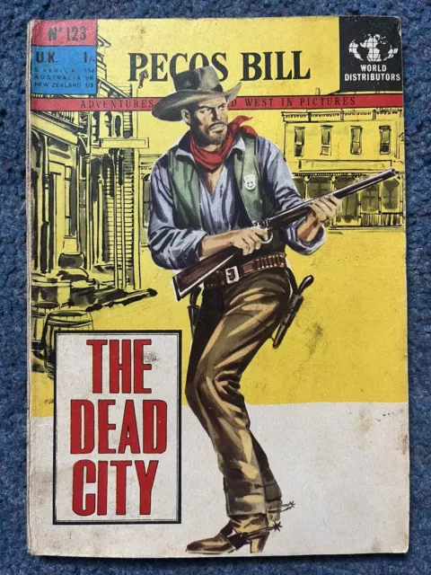 Pecos Bill Wild West Picture Library Comic No. 123 The Dead City