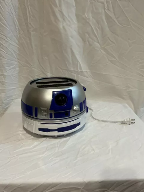 Tostadora de cocina de dos rebanadas Uncanny Brands Star Wars R2-D2 sonidos y luces activos