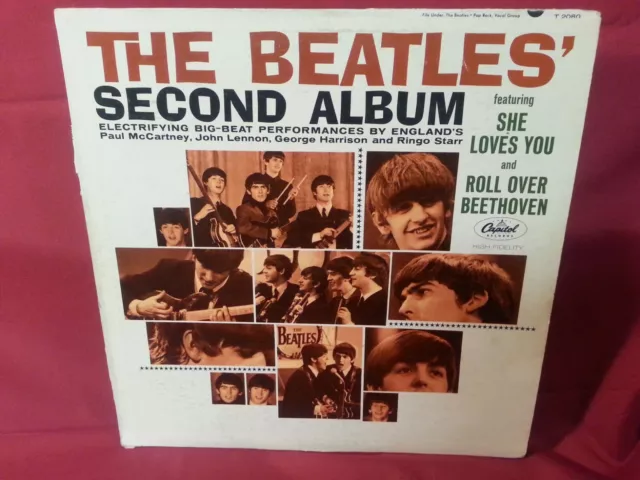 The BEATLES SECOND ALBUM MONO VERSION COLLECTORS ITEM ON VINYL With ORIGINAL COV