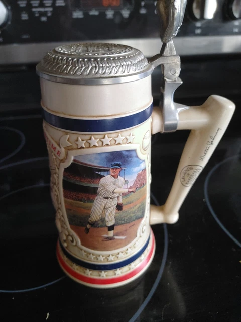 Walter Johnson Legends of Baseball Signature Series Stein Bradford Museum A 0891