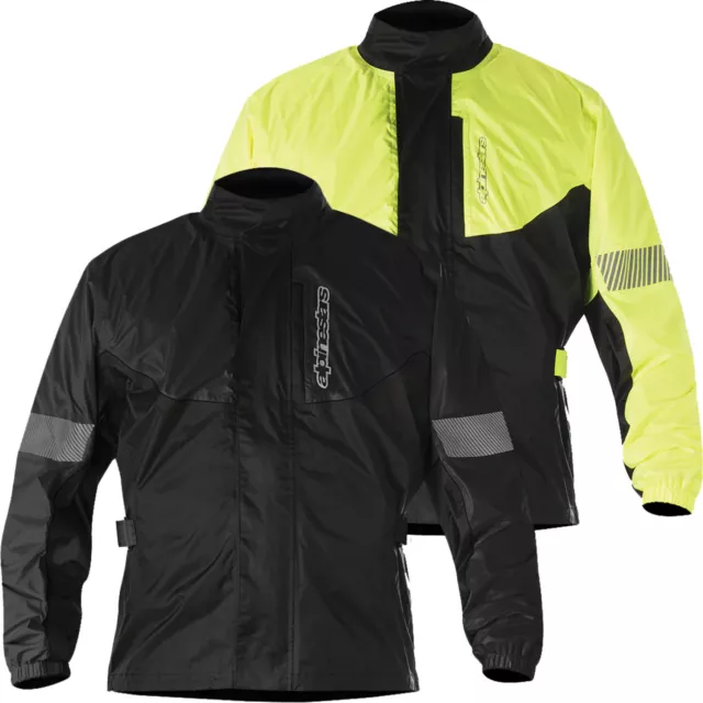 Alpinestars Regenjacke HURRICANE wasserdicht mit Poly-Mesh-Futter reflektierend