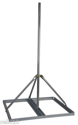 Non-Penetrating Antenna Mast Roof Mount with 2" x 53" Mast - EZ NP-60-200