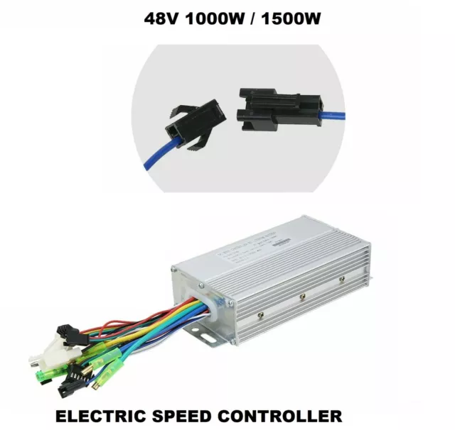 48V 1500W 1000W Ebike Controller Speed Motor Control Unit Electric Bike for