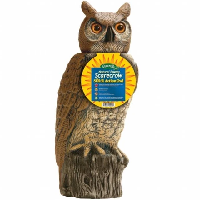Dalen Gardeneer Solar Rotating Head Owl
