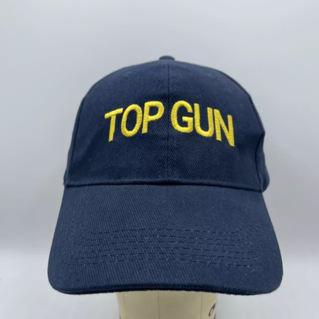 TOP GUN MAVERICK Hat Adult Adjustable Strapback Navy Embroidered Cap ...