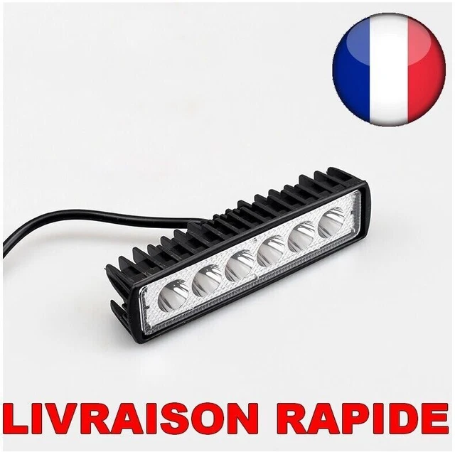 Car Work Light 6 LED Daytime Running Lights Beam 12V Auto 4X4 Spot Light