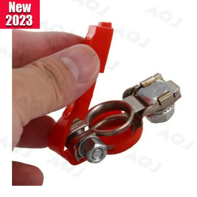 Car Battery Terminals Cable Ends Connector Clamp Negative Positive For Marine