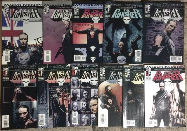 The Punisher LOT 3 #18 - #37 V4 Garth Ennis Steve Dillon 2002 SRP $33