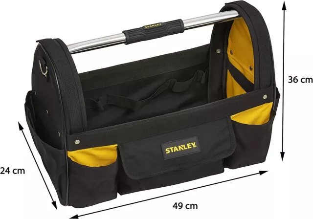 Stanley - Panier porte-outils avec ceinture, Noir/jaune - STST1-70712