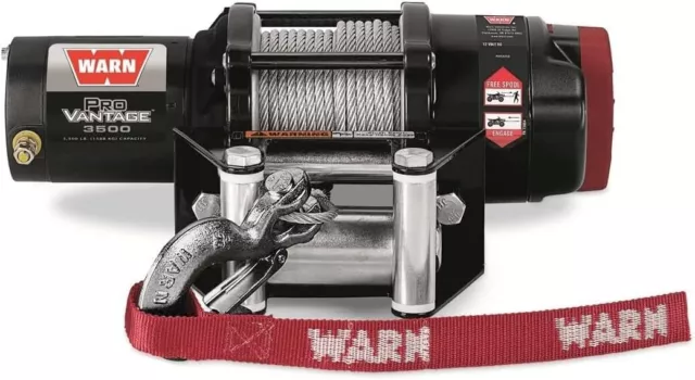 Warn ProVantage 3500 Winch - 3500 lb. Capacity, 50' of 3/16" Wire Rope
