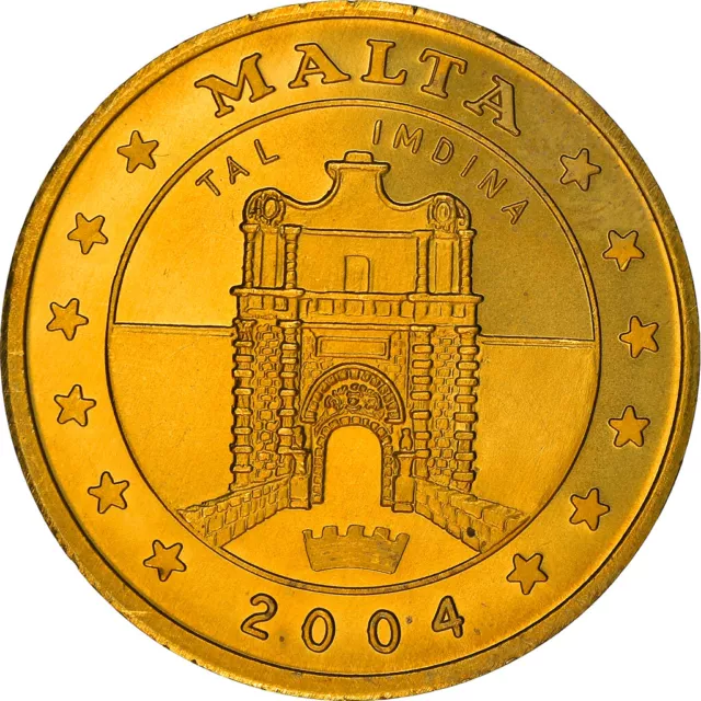 [#372146] Coin, Malta, Fantasy euro patterns, 50 Cents, 2004, Proof, MS(65-70),