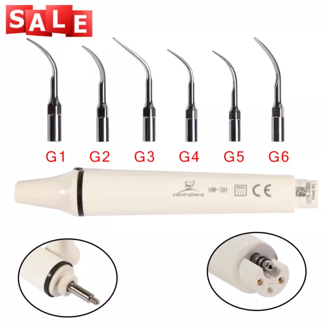 Détartreur dentaire ultrasonique Piezo Pièce à main/5*scaler tip Fit DTE SATELEC