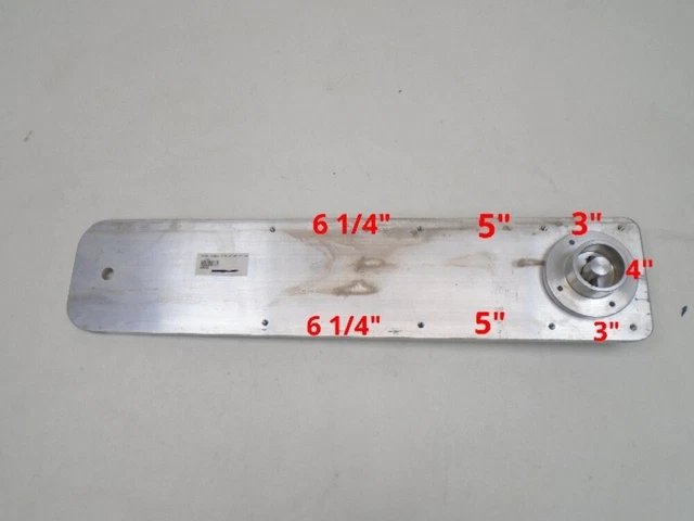 Trolling Motor Aluminum Mounting Bracket For Gator 20 23 3/4" X 5" Boat
